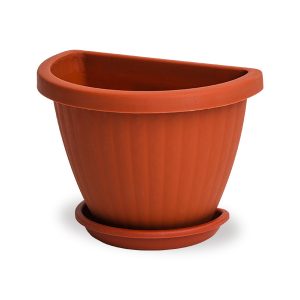 Zidna saksija Ø25 cm sa zakacenim podmetacem