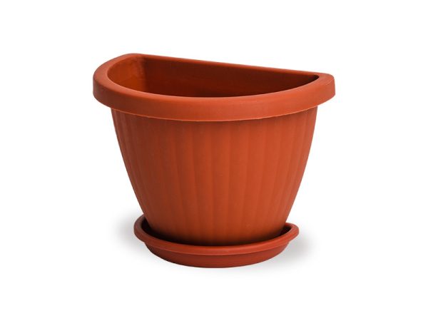 Zidna saksija Ø25 cm sa zakacenim podmetacem